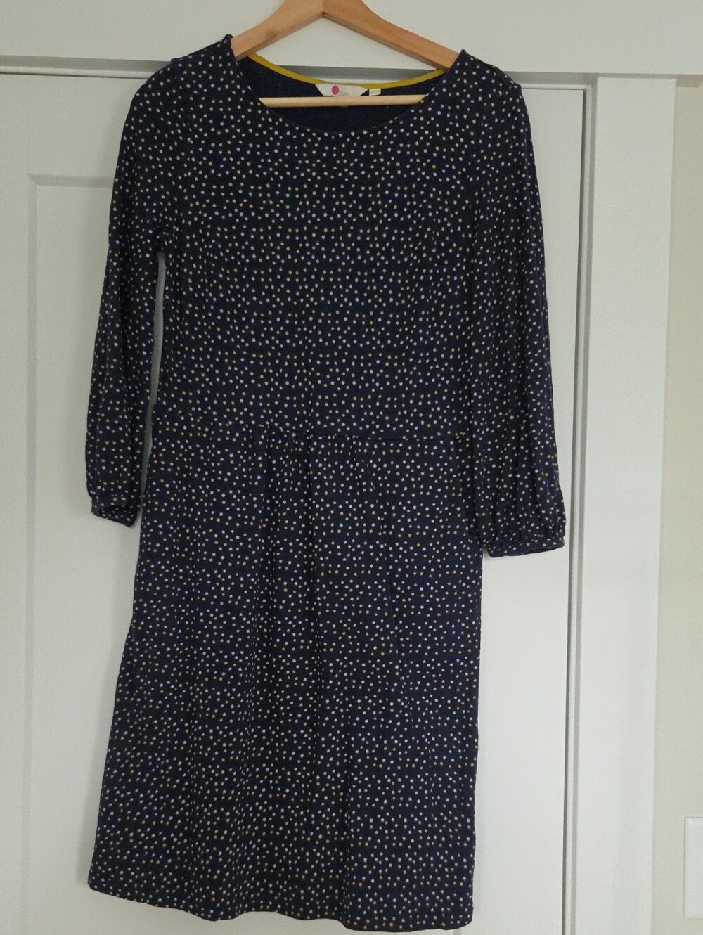 Boden Navy Tiny Stars Dress
